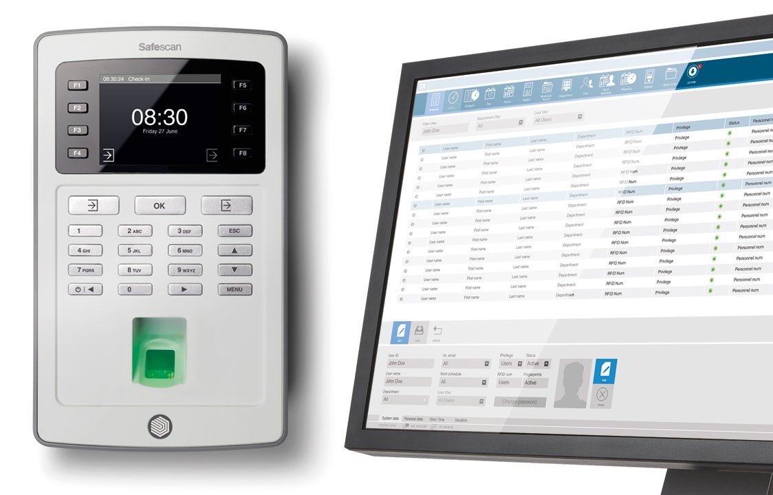 Clocking In Software Safescan TA Software